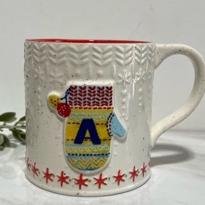 Anthropologie “A” Mitten Mug